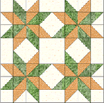 Mississippi quilt block pattern