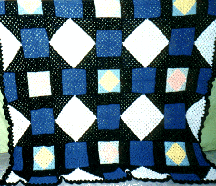 Rainy Day Patches crocheted quilt pattern