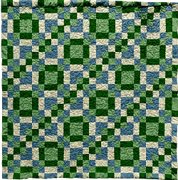 Double Four Patch quilt pattern