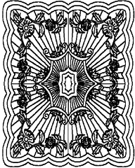 Wholecloth queen quilt pattern