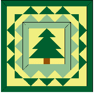 Oregon Trees Pillow Pattern