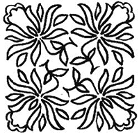 pillow wholecloth quilt pattern