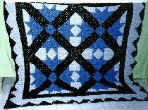 Bear Paw Crocheted Quilt