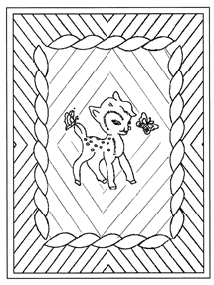deer wholecloth quilt pattern