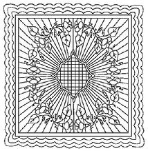 16 queen wholecloth quilt pattern
