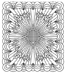 Wholecloth king quilt pattern