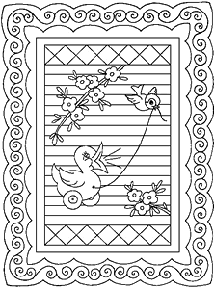 Wholecloth crib quilt pattern