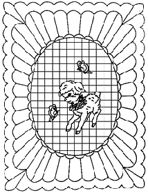 Wholecloth crib quilt pattern
