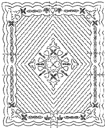 Wholecloth adjustable quilt pattern