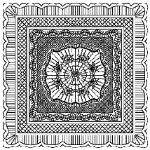Wholecloth king quilt pattern
