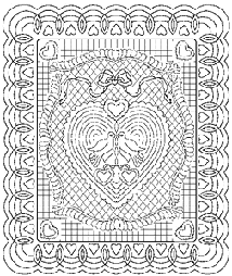 Wholecloth queen quilt pattern
