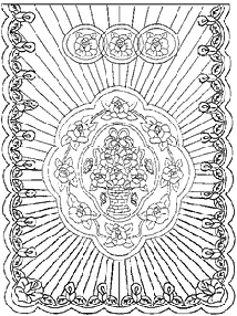 Wholecloth queen quilt pattern