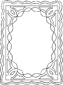 Crib Edge wholecloth quilt pattern