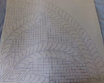 Wholecloth designs quilting stencil
