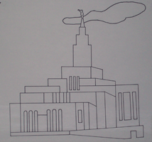 Draper Temple quilt pattern