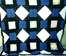 Rainy Day Patches Crocheted Quilt