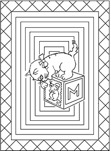 Wholecloth crib quilt pattern