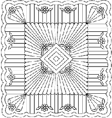 Wholecloth full size quilt pattern