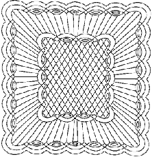 Wholecloth full size quilt pattern