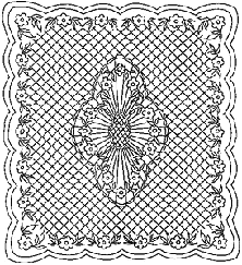 Wholecloth full size quilt pattern