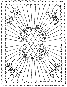 Wholecloth crib quilt pattern