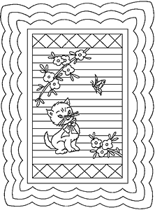Wholecloth crib quilt pattern