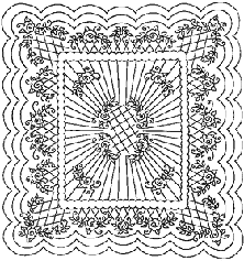 Wholecloth queen quilt pattern