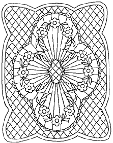 Wholecloth crib quilt pattern