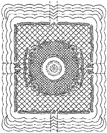 Wholecloth adjustable quilt pattern