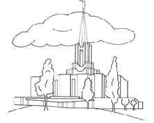 Jordan River Temple quilt pattern