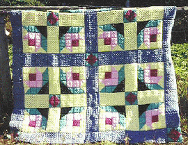 Tulip Garden Crocheted Quilt