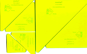triangle acrylic templates