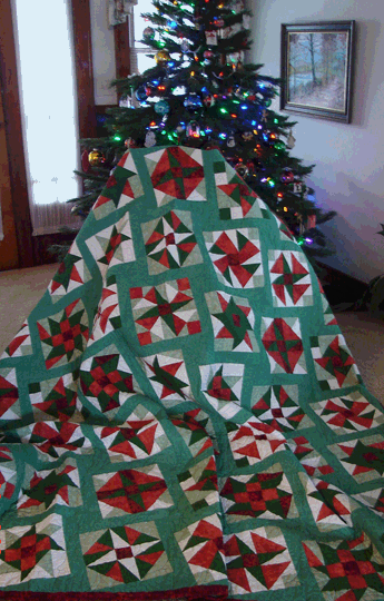 Pinwheel Square Dance Quilt