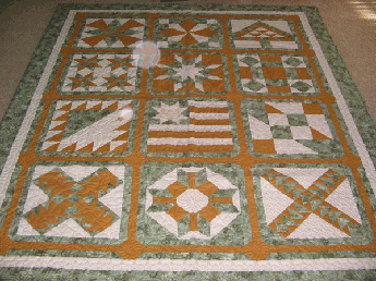 state block quilt kit